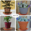 16 inch Pack of 8 Terra Cotta Round Plant Saucer Drip Trays Garden Pot Base - Image 2