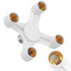 4 In1 - Light Bulbs Adapter Socket Converter - Lamp Holder - Image 2
