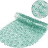 PVC Suction Shower Mat - Anti Slip - 37 x 65 cm - Sea Green - Image 2