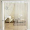 Lajawab Tassel Beads Sparkle String Net 2 Color Curtain Door Fly Screen Windows Door Divider Hot Sale Door Window Screens Home Textile
