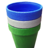 Plastic Flower Pot 9 x 9 inches Size Premium Quality Decent Design