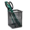 Metal Mesh Rectangle Pen Organizer - Black