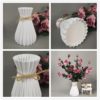 Plastic Vases Home Decoration Anti-ceramic Vases European Wedding Modern Decorations Rattan-like Unbreakable Creative Simplicity only vase no flower random colors - Image 4