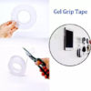 Ivy Grip Tape Magic Tape Double Sided Tape Nano Tech Magic Tape Multipurpose Removable Clear Gel Grip Tape Washable Transparent Adhesive Mounting Tape for Wall Paste Photos and Posters Fix Carpet Mats Paste Items - Image 3