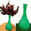 Pack of 2 Narrow Neck Artificial Flower Plant 10 inch size - Image 3