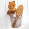 Bear Shaped Toothbrush Holder, Bathroom Drainer Tray, Wall Mounted, Drying Cup, No Drilling Holder - Image 5