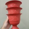 Pack of 4 Plastic Wall Hanging Pot 7.5 inch Size for Gardening and Decoration - Image 5