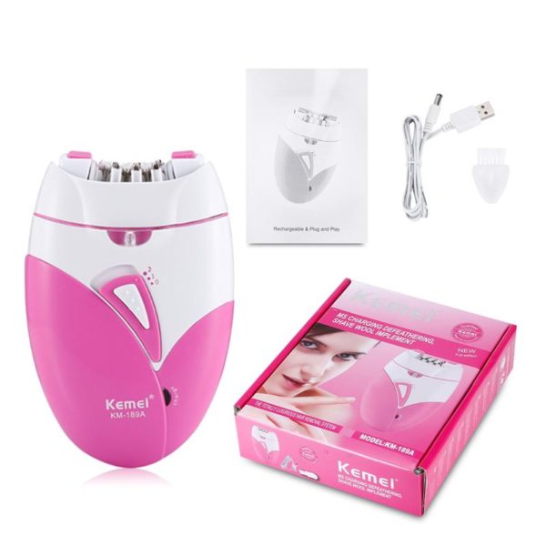 USB Rechargeable epilator women electric hair removal facial hair remover chin female epilator face depilation leg depilatory - Image 3