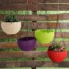 Pack of 2 Hanging Pots new Lined Stunning Design - Image 2