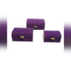 Cane Bamboo Jewelry Boxes - 3 Pcs