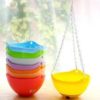 Pack of 8 Hanging Pots with Chain - Image 2