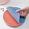 Silicone heat pad 2 Pcs Set Table Silicone Pad Silicone Non-slip Heat Resistant Heat Proof Mat Coaster Cushion Placement Pot Holder Kitchen Accessories Cooking - Image 7