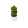 Artificial Cactus Bonsai Plants in White Planter