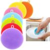 Silicone Wash Tools Dish Brush Towel Scrubber Dishwasher Fruits Vegetable Cleaning Washer Clean Microwave Cleaner Kitchen Gadget Multifunction Silicone Dish Cleaning Sponge - Multifunction Scrubber - Image 5