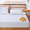 Waterproof Mattress Protector Cover double/king Bed 72x78 inches 6x6.5 Feet Size Mattress Protector Bed Sheet Bed Cover Fitted Waterproof Mattress Cover