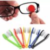 Eyeglass Microfiber Spectacles Cleaner Soft Brush Cleaning Tool Mini Microfiber Glasses Eyeglasses Cleaner Cleaning Clip