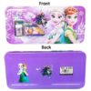 Metal Cartoon Printed Pencil Box with Accessories for Girls & Boys for School