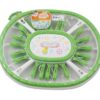 Plastic Drying Racks With 20 Clips - Green